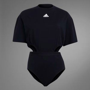 Adidas COLLECTIVE POWER LEOTARD Bodysuit | Black | Medium M | NWT